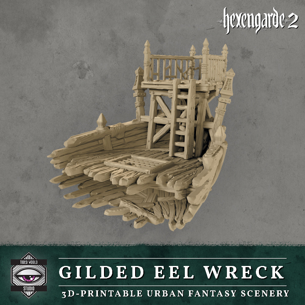 'Gilded Eel' Wreck - Tired World Studio