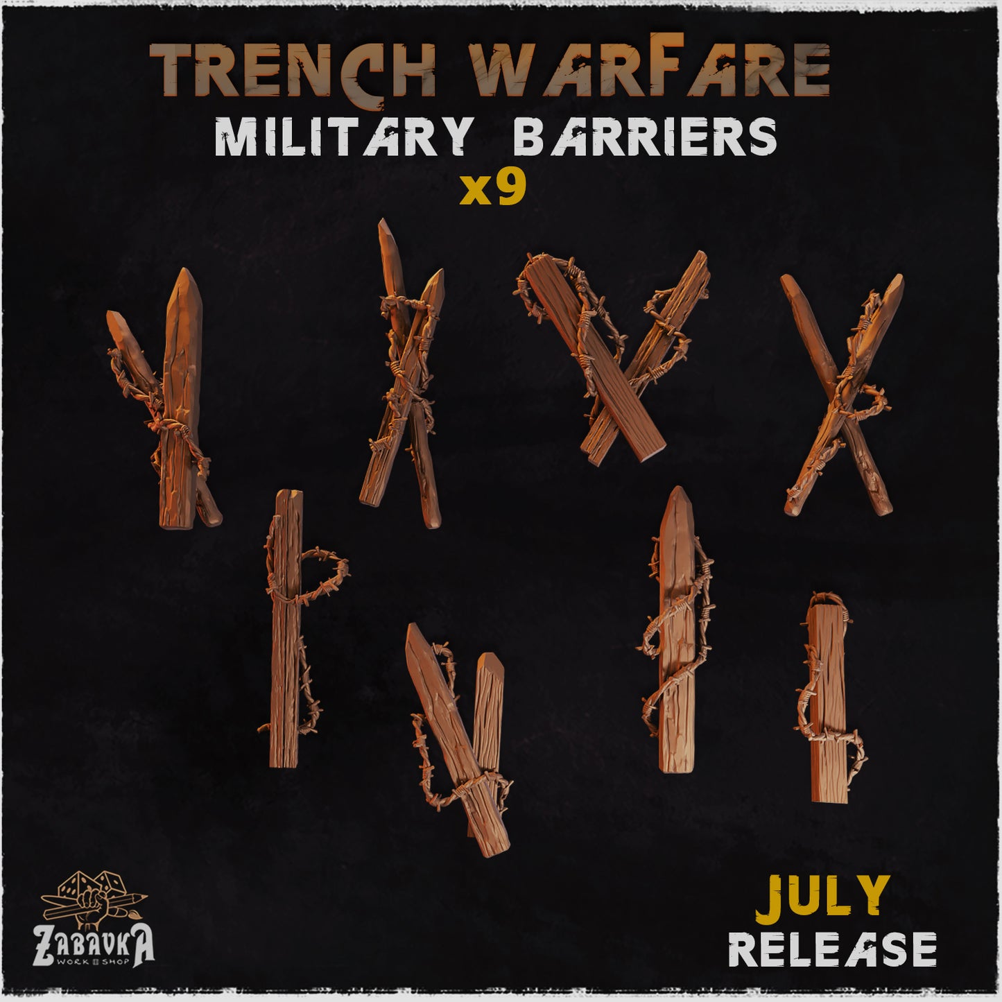 Trench Warfare Military Barriers