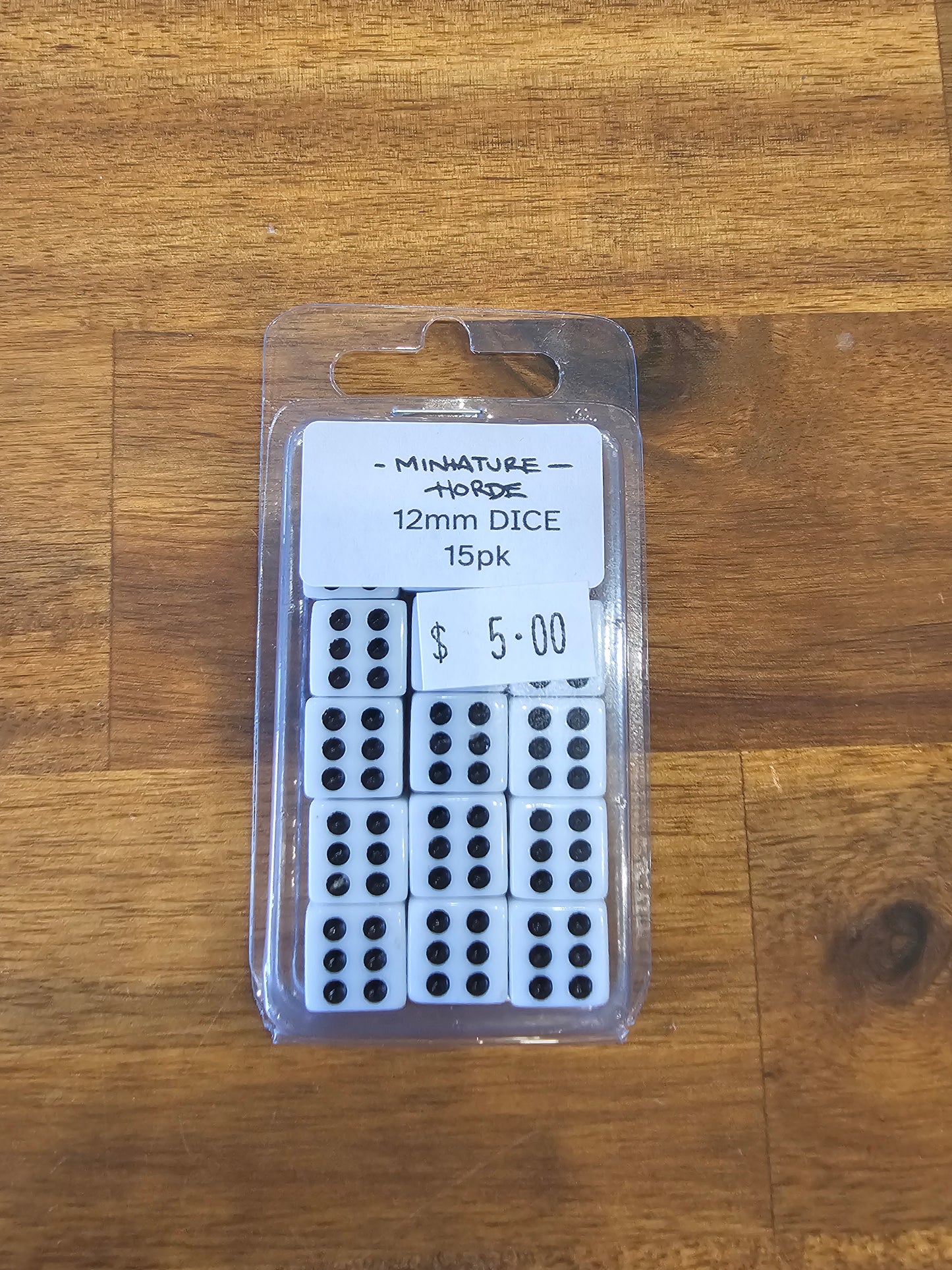 12mm Dice 15pk