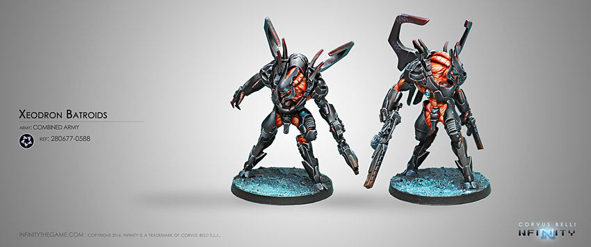 Infinity: Combined Army: Xeodron Batroids