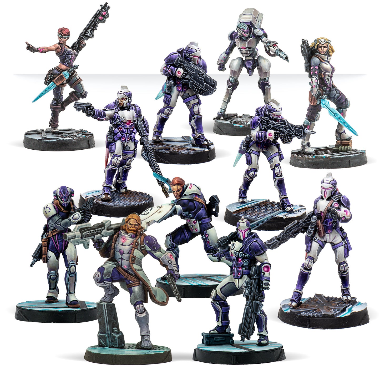 Infinity: ALEPH: ALEPH Steel Phalanx Sectorial Pack
