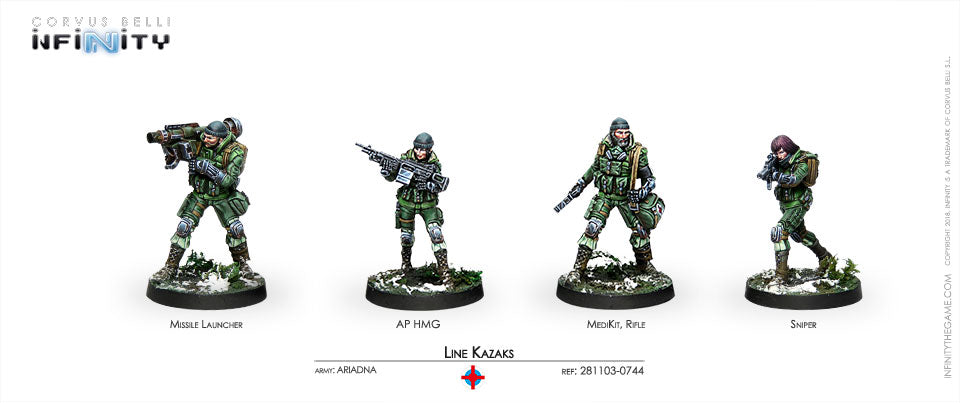 Infinity: Ariadna: Line Kazaks
