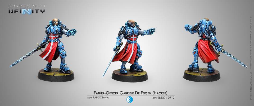 Infinity: PanOceania: Father-Officer Gabriele De Fersen (Hacker)