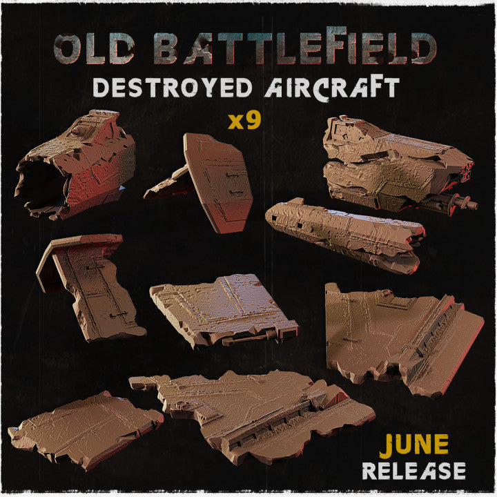 Old Battlefield Destroyed Aircraft