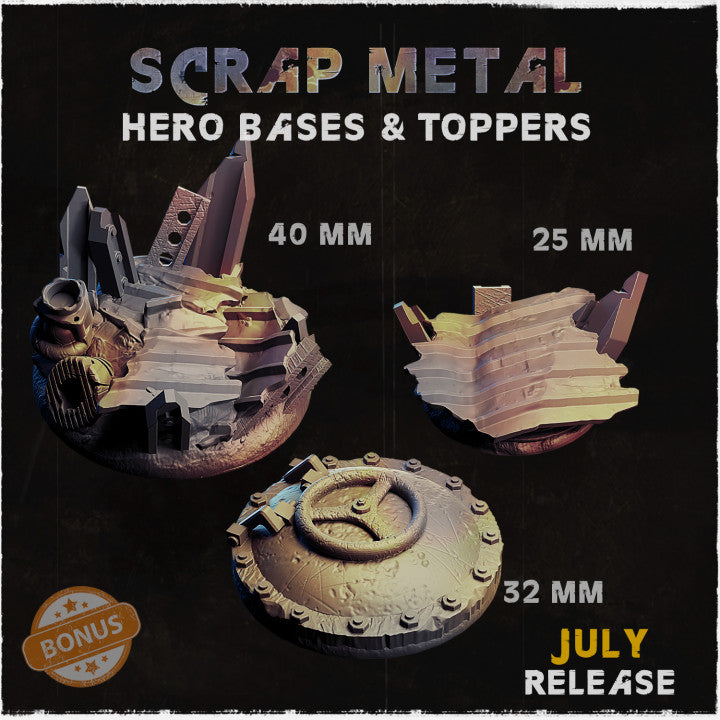 Scrap Metal Bases by Zabavka Workshop