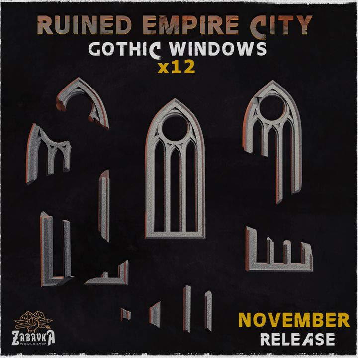 Ruined Empire CIty Gothic Windows