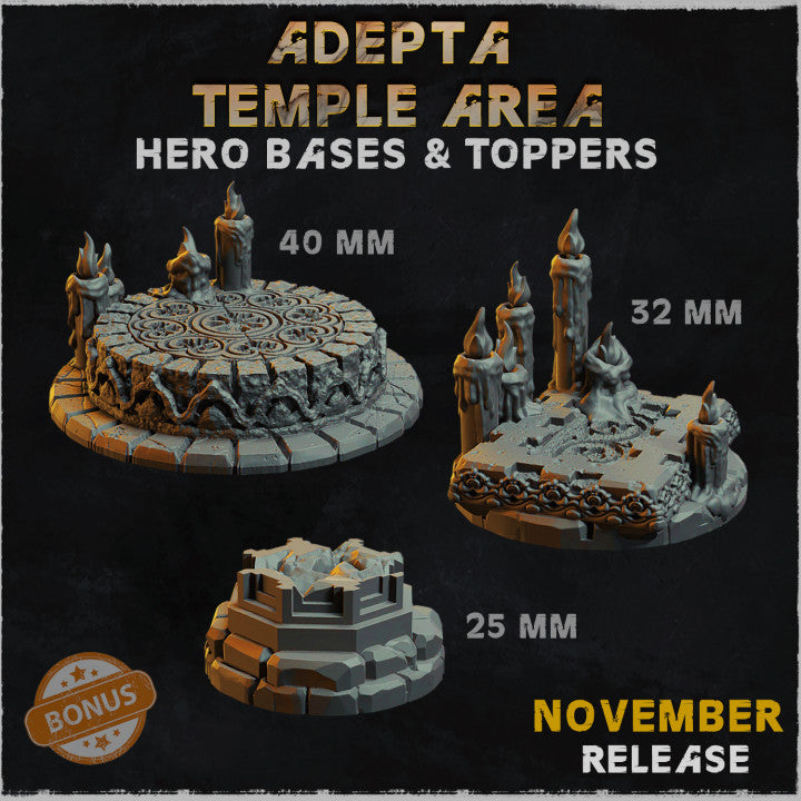Adepta Temple Area Bases by Zabavka
