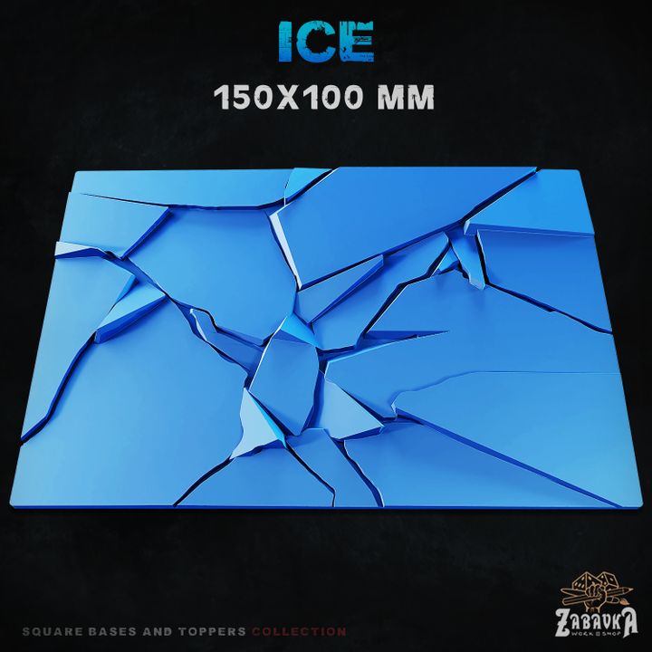 Ice Square Bases By Zabavka Workshop