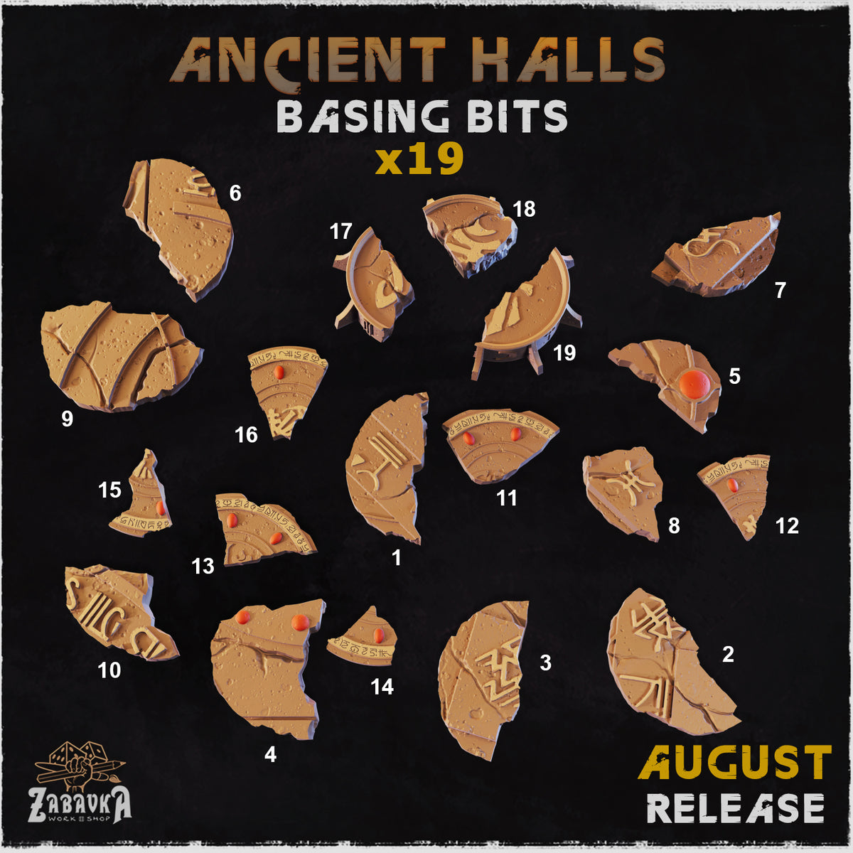 Ancient Halls Basing Bits