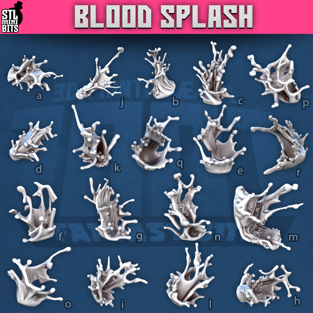 Blood Splash by STL Miniatures