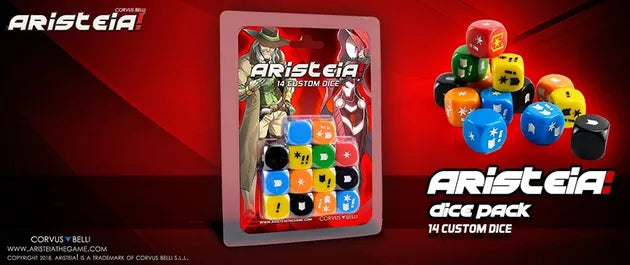 Aristea: Dice: Aristeia! Dice Pack (14 dice)