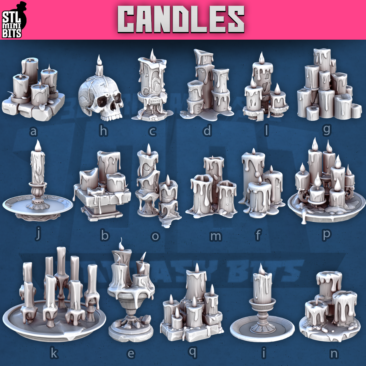 Candles by STL Miniatures