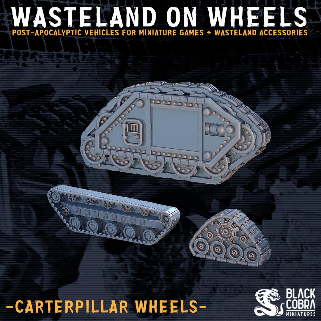 Carterpillar wheels - Wasteland on Wheels