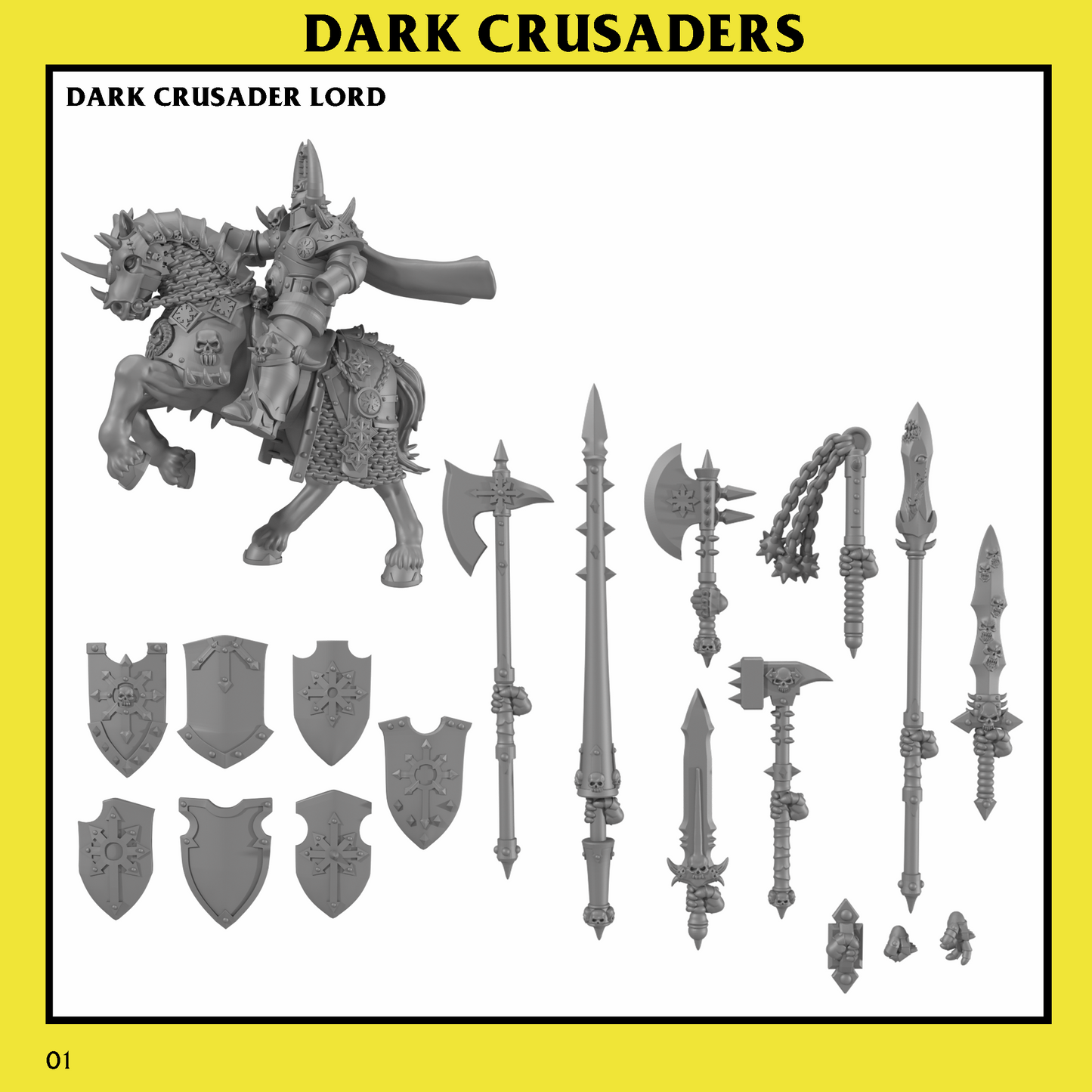 Mounted Dark Lord 1 by Monstrous Encounters