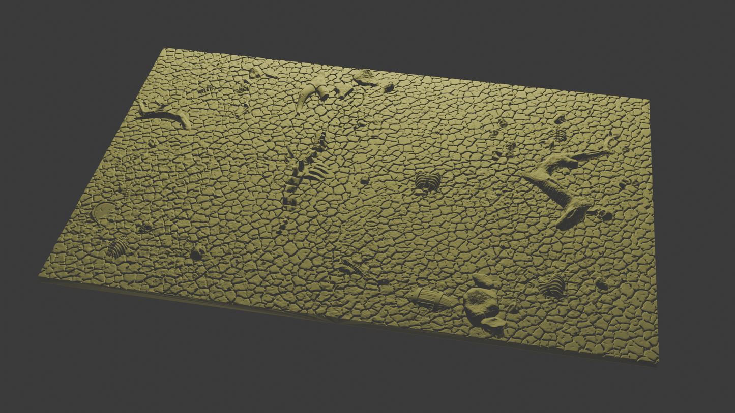 Cracked Desert Square Bases By Txarli Factory