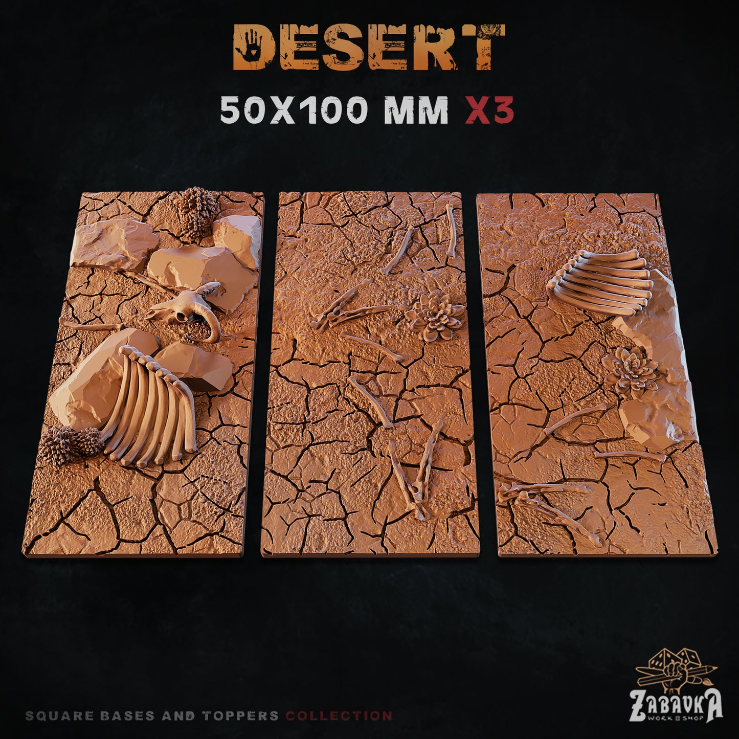 Desert Square Bases By Zabavka Workshop