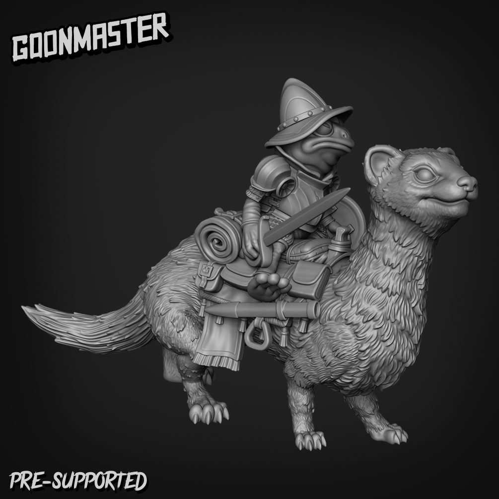 Ferret And Frog By Goon Master