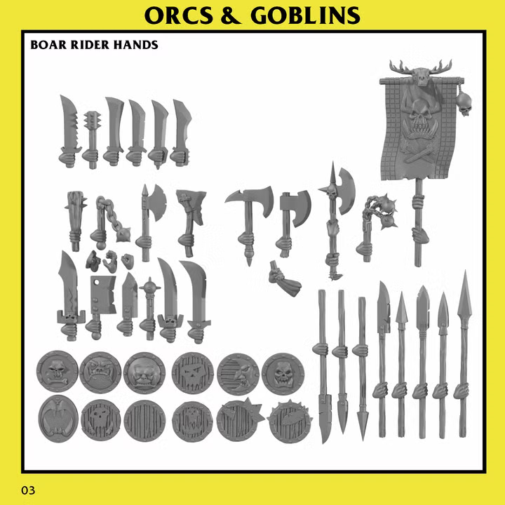 ORCS & GOBLINS: Orc Boar Riders