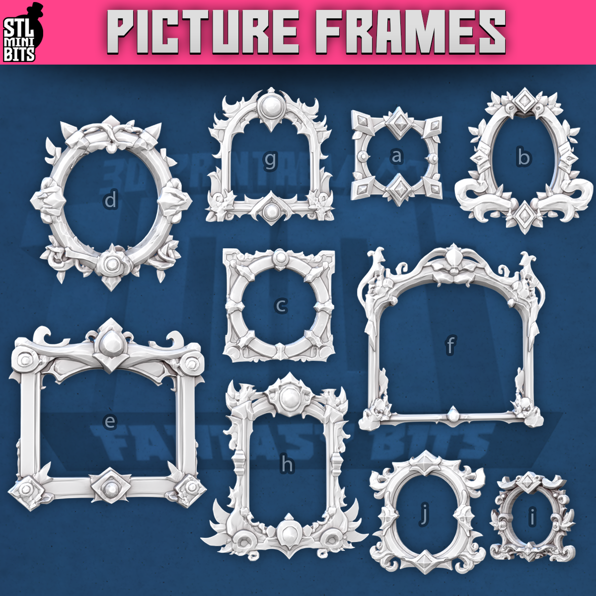 Picture Frames by STL Miniatures