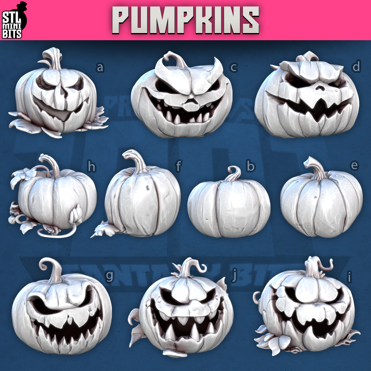 Pumpkins by STL Miniatures