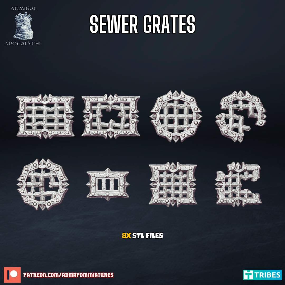 Sewer Grates by Admiral Apocalypse