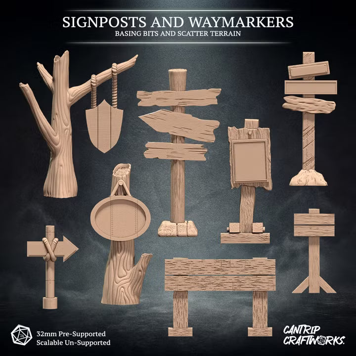 Signposts and Waymarkers- Basing Bits & Scatter Terrain