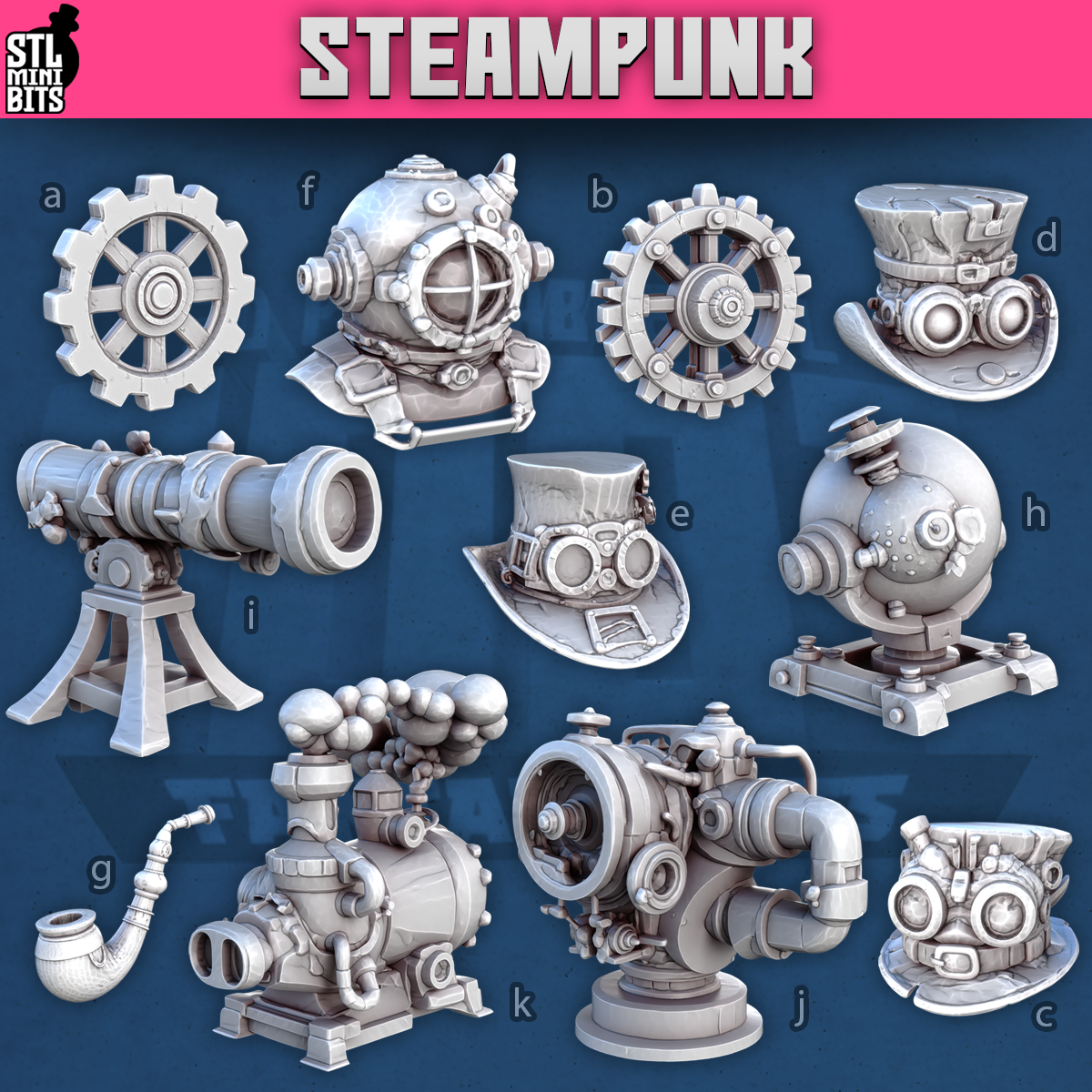 SteamPunk by STL Miniatures
