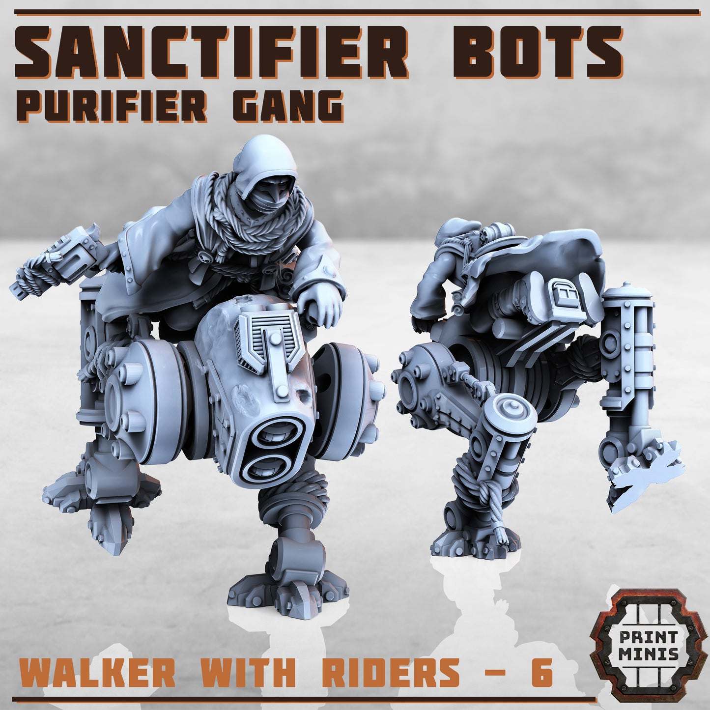 Sanctifier Bots with Purifier Riders