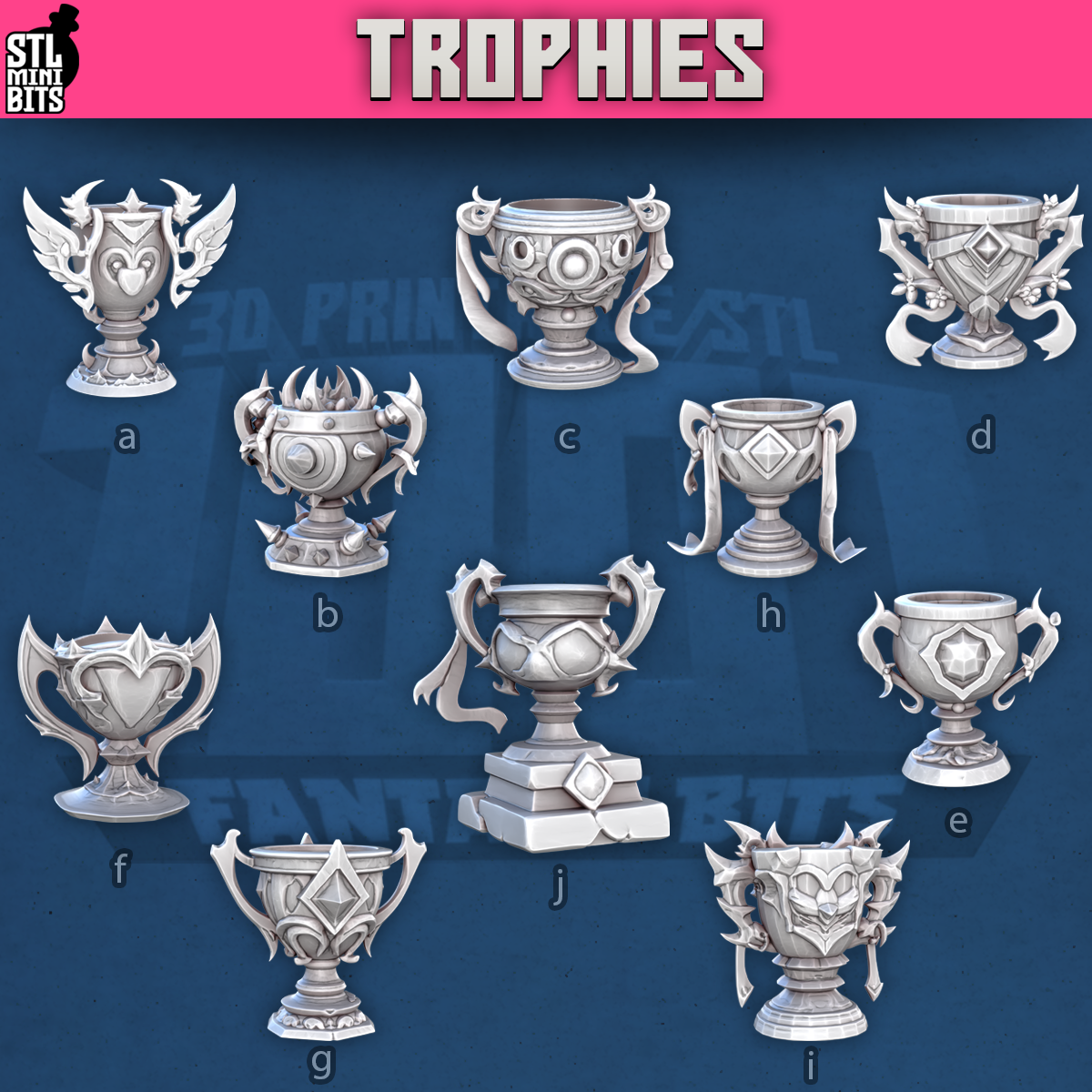 Trophies by STL Miniatures