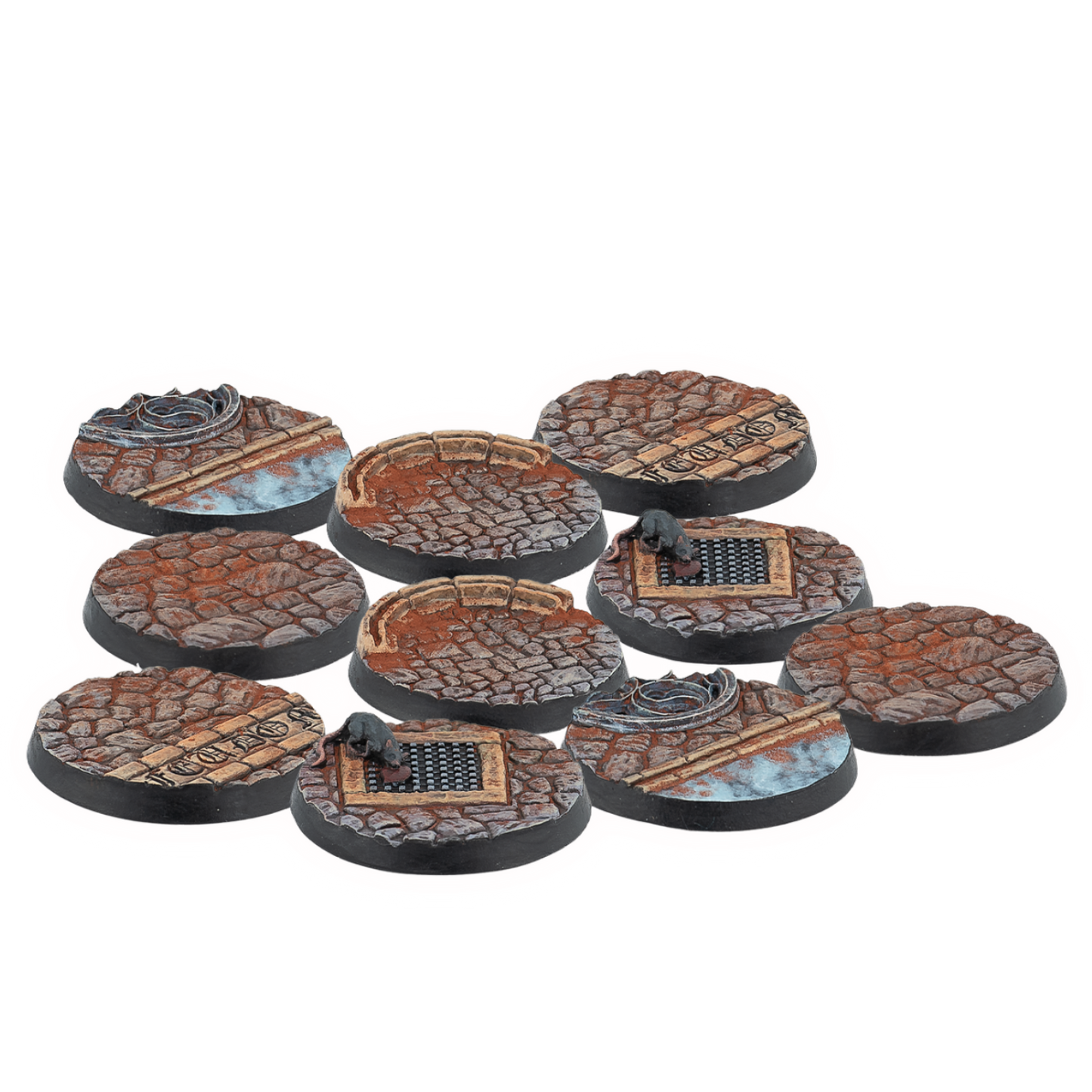 Warcrow Bases: 30mm Feudom Scenery Bases, Alpha Series