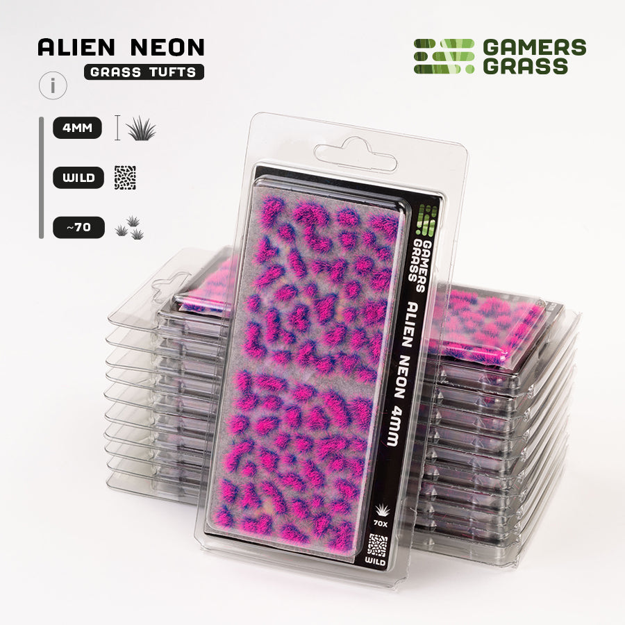 Alien Neon 4mm - Wild Tufts By Gamers Grass