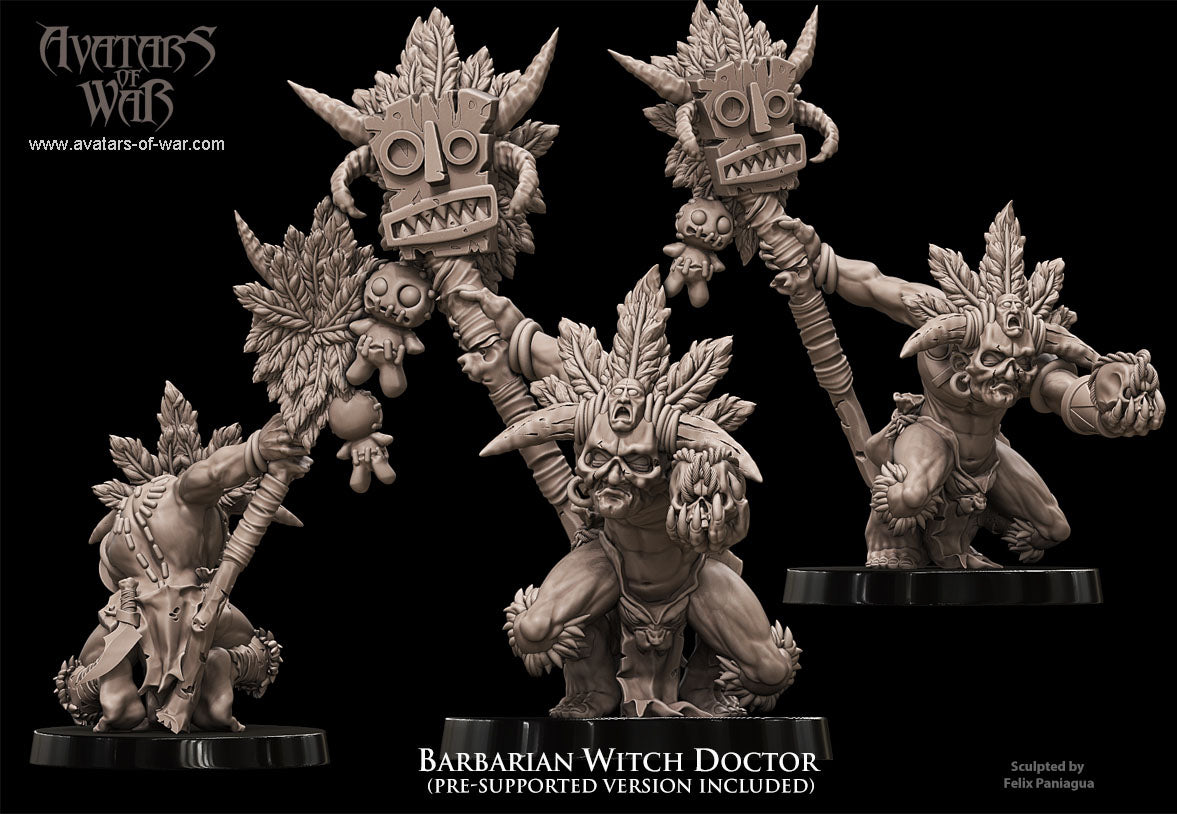 Barbarian Witch-Doctor by Avatars of War