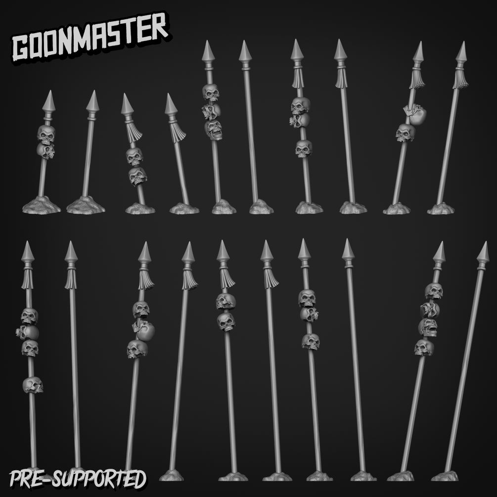 Skulls on Spikes by Goon Master