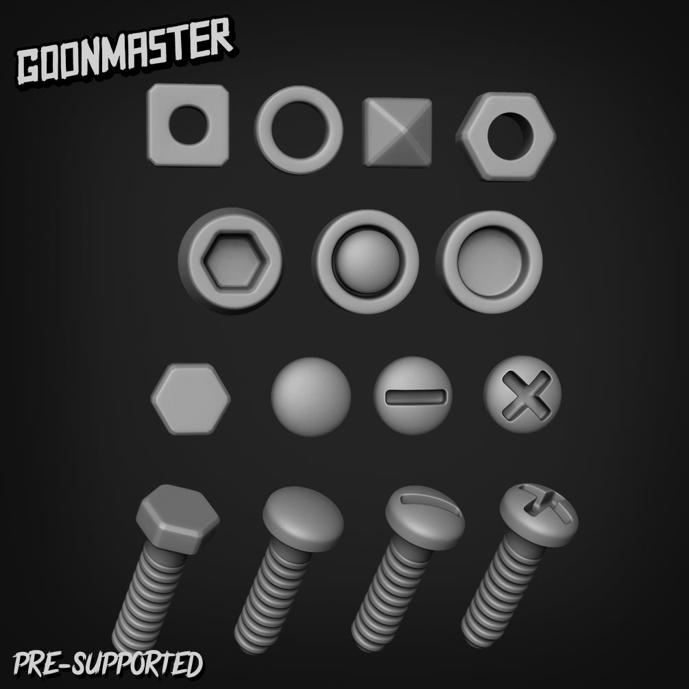 Screws Nuts and Bolts by Goon Master