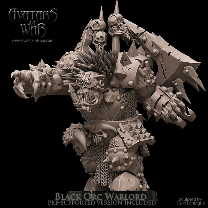 Black Orc Warlord (Claw) by Avatars of War