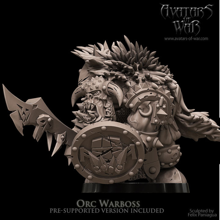 Orc Warboss Weapon & Shield by AoW
