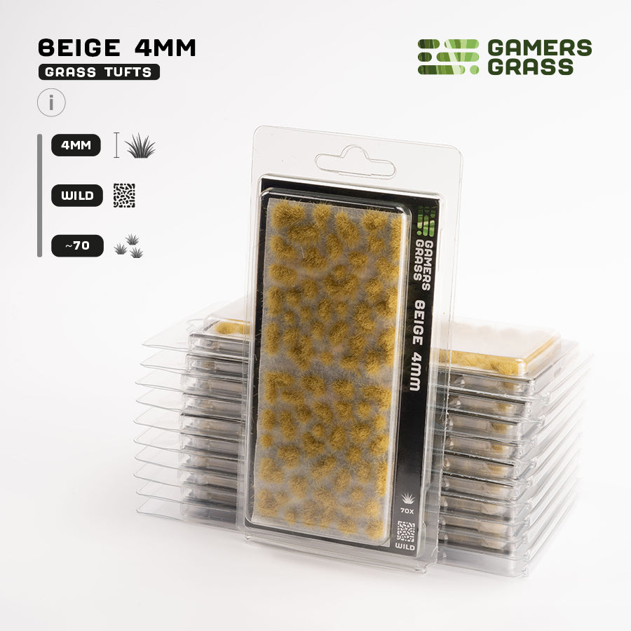 Beige 4mm - Wild Tufts By Gamers Grass