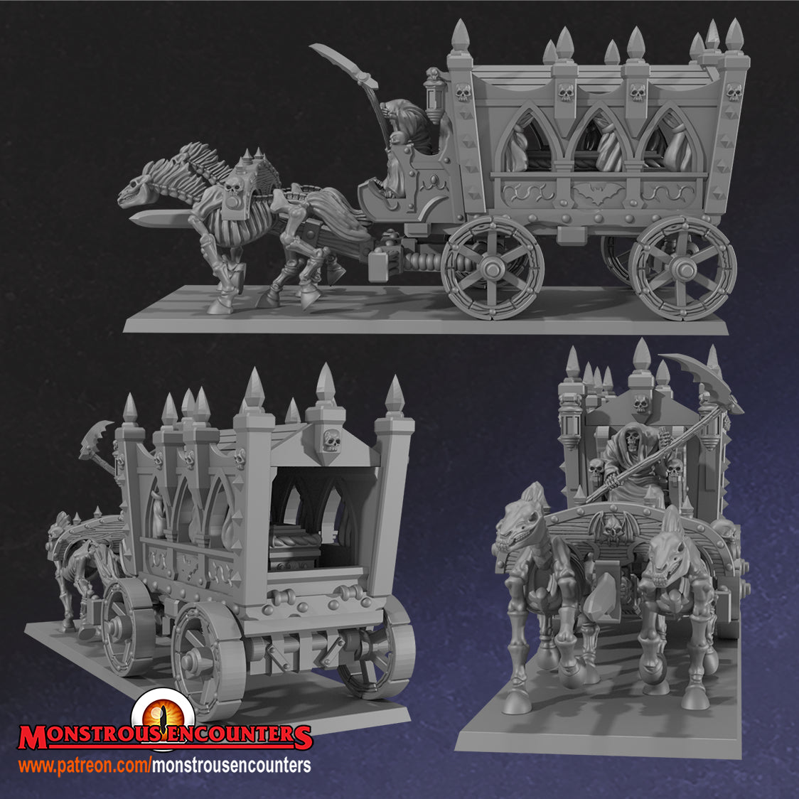 Undead Black Coach by Monstrous Encounters