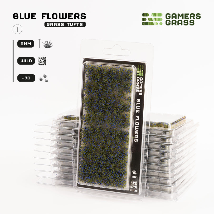 Blue Flowers 6mm - Wild Tufts By Gamers Grass