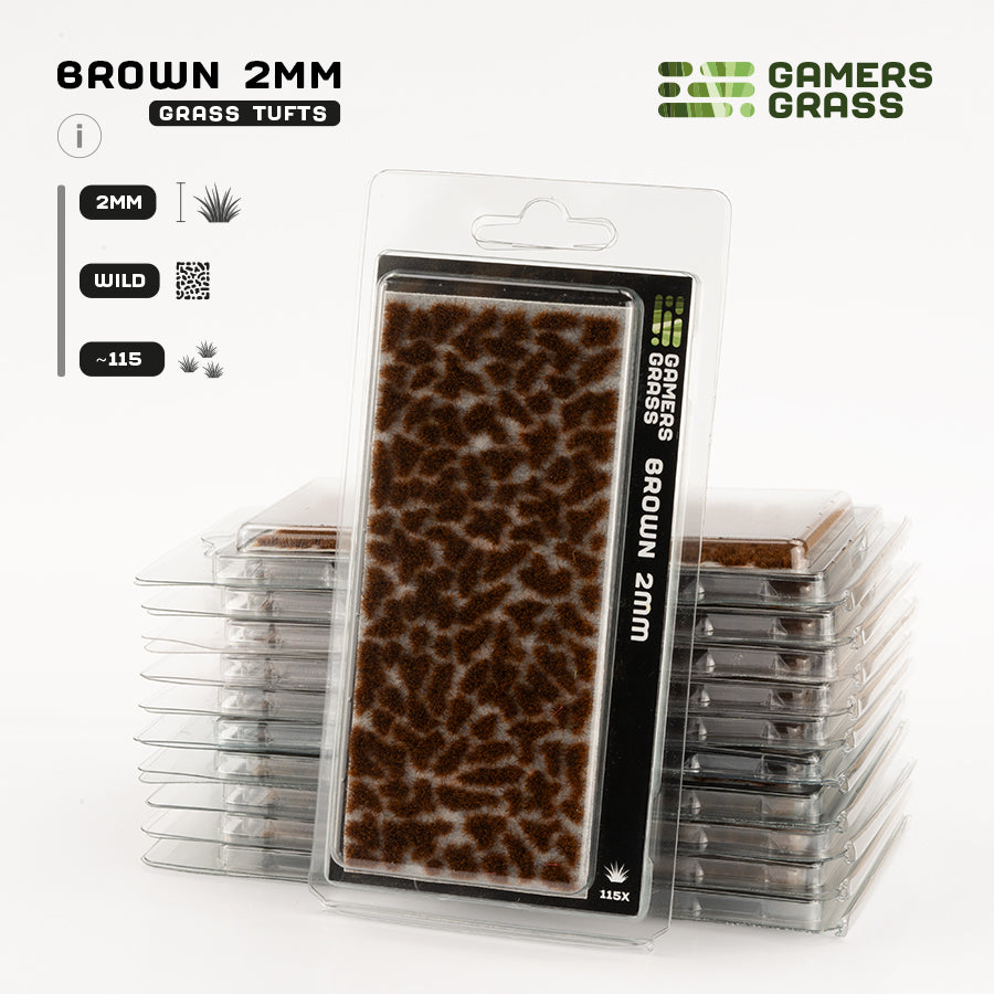 Brown 2mm - Wild Tufts By Gamers Grass