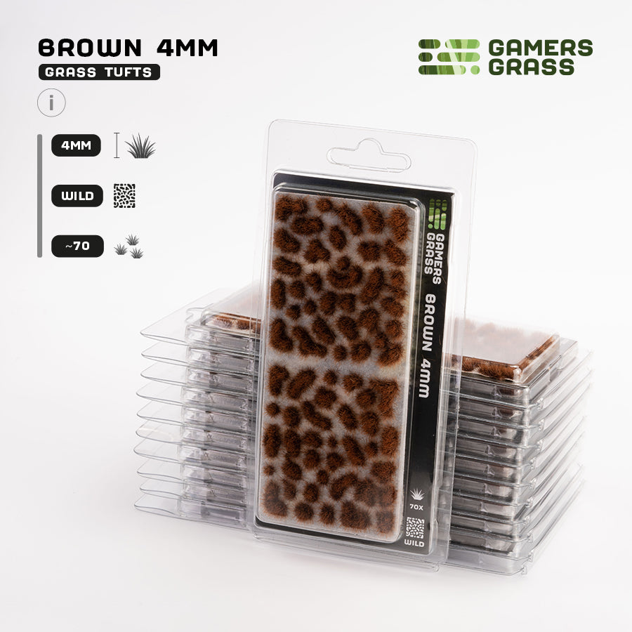 Brown 4mm - Wild Tufts By Gamers Grass