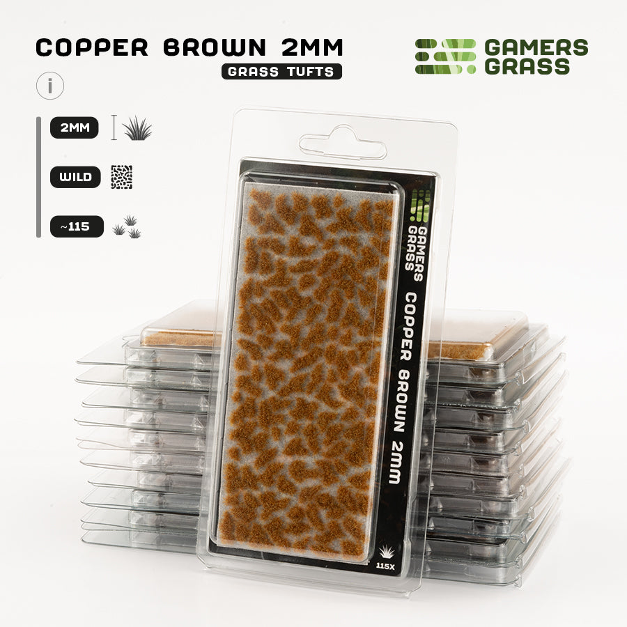 Copper Brown 2mm - Wild Tufts By Gamers Grass