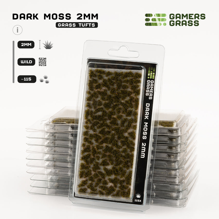 Dark Moss 2mm - Wild Tufts By Gamers Grass