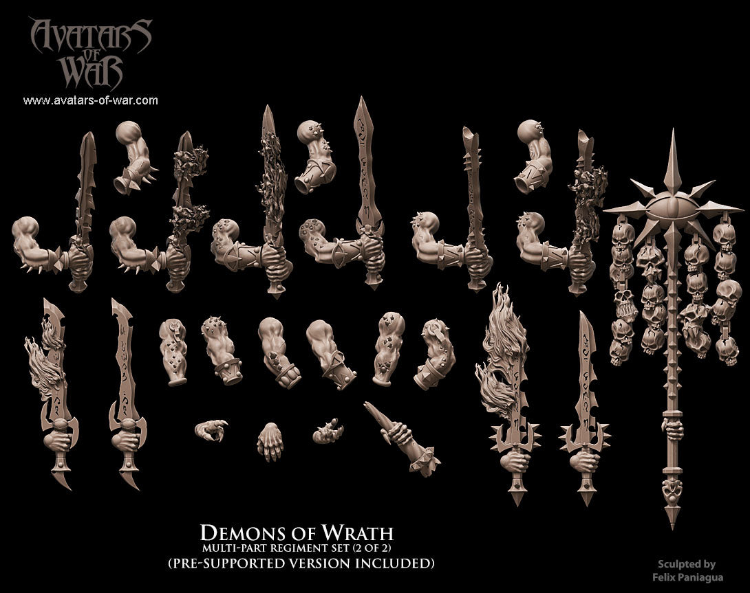 Demons of Wrath (Multi-Part Regiment) by Avatars of War