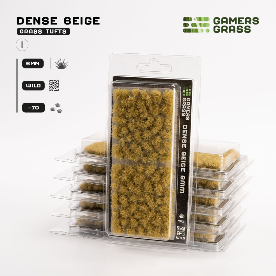 Dense Beige 6mm - Wild Tufts By Gamers Grass
