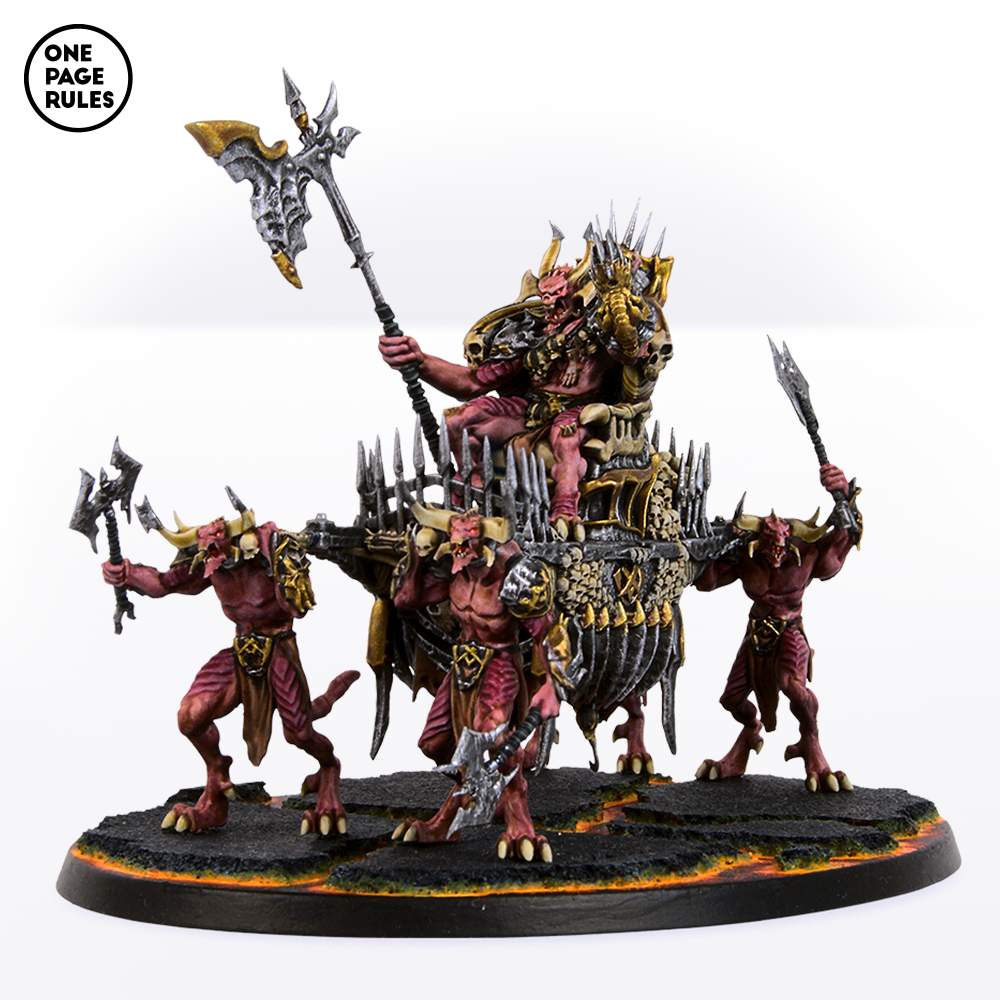 Champion of War on Throne of Blood - War Daemons (5 Models)