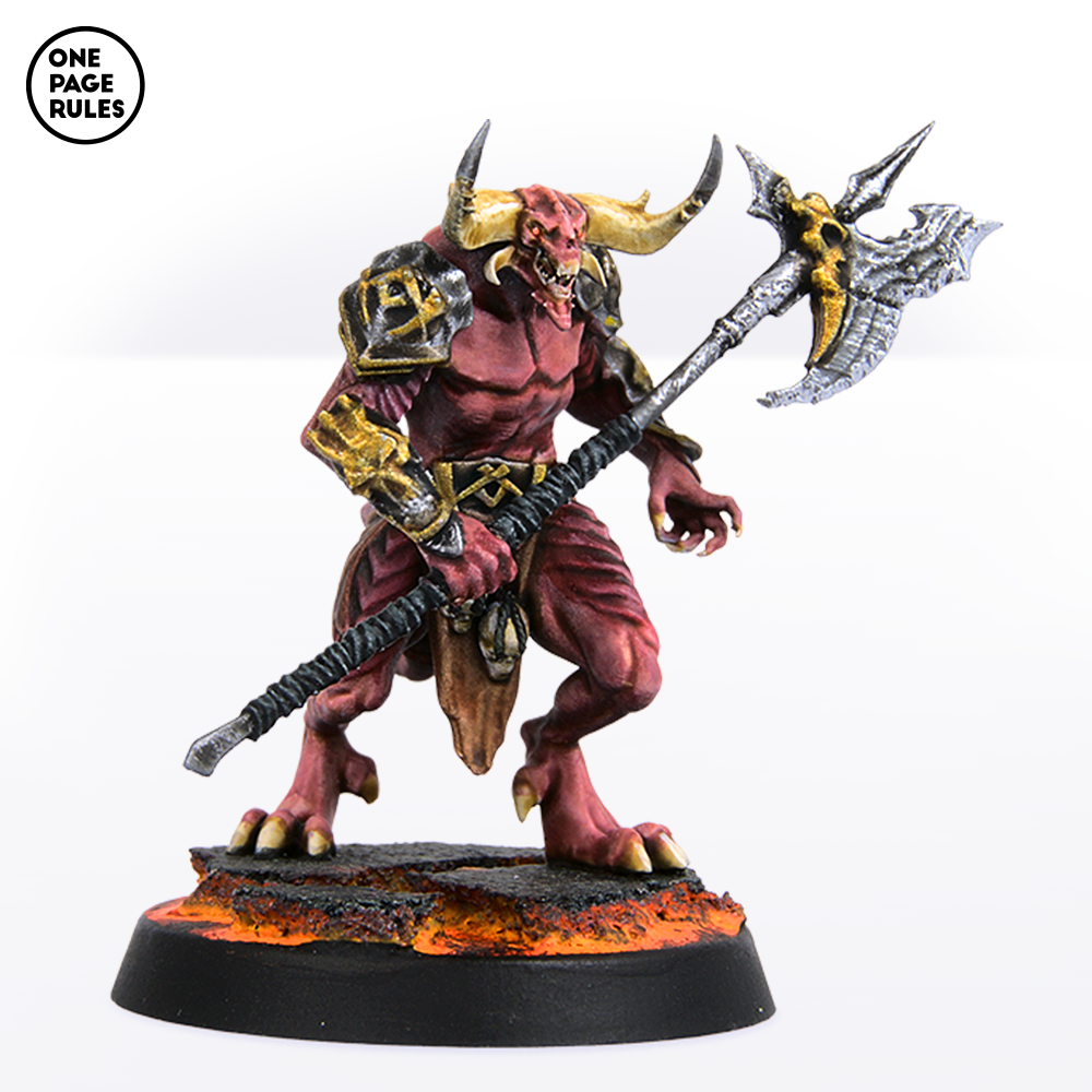 Blood Warriors (Halberd) - War Daemons (5 Models)