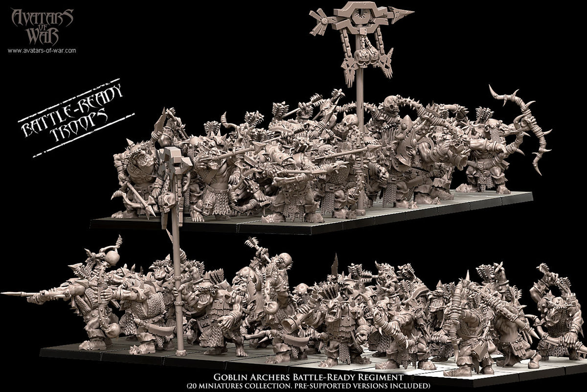 Goblin Archers (Battle Ready Regiment) by Avatars of War