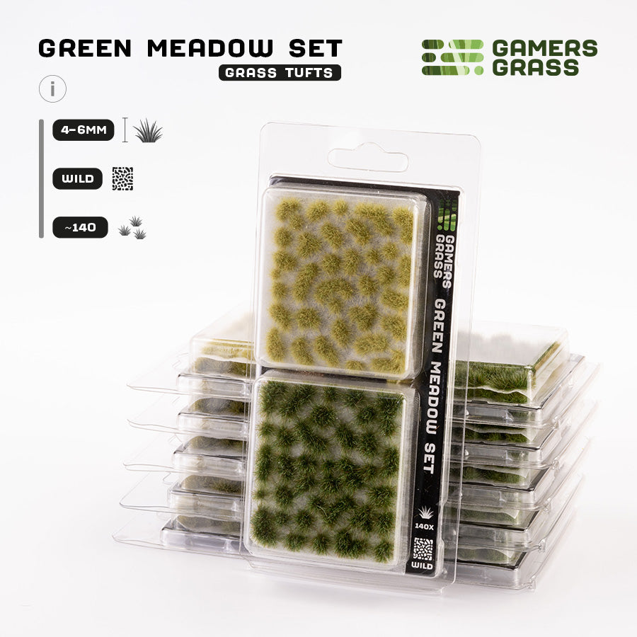 Green Meadow Set - Wild Tufts By Gamers Grass