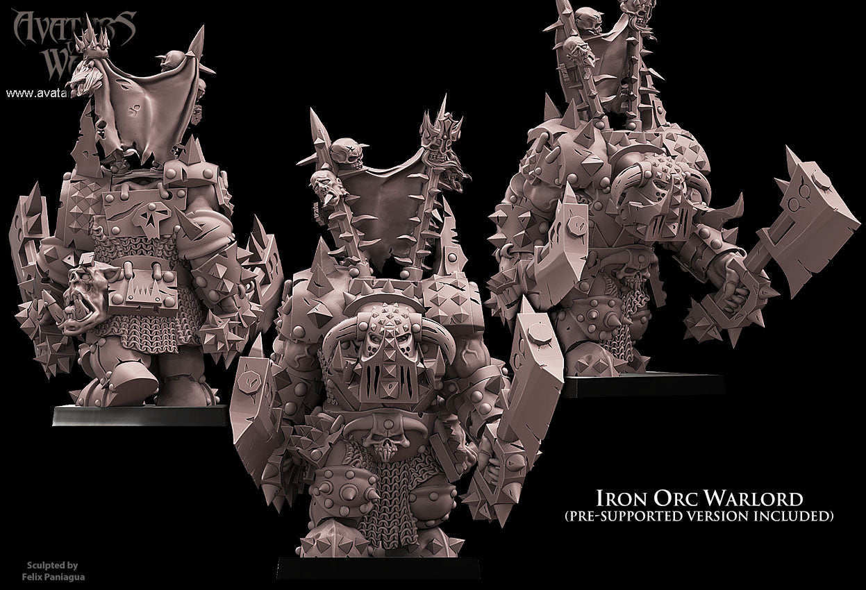 Iron Orc Warlord Dual Hand Axes by Avatars of War